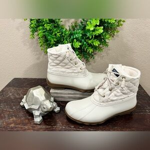 SPERRY WATERPROOF & WOOL BLEND MUK RUBBER BOOTS